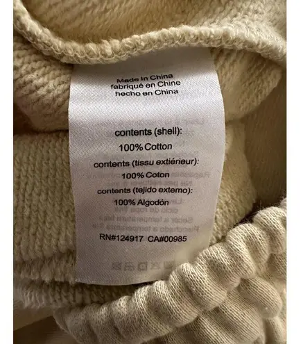 We Wore What Off White lounge wear jogger sweatpants Size XS Color :Hay