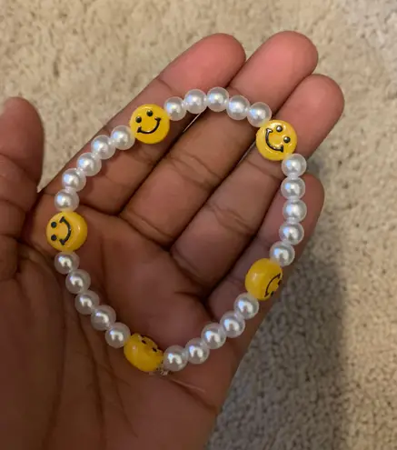 DAJ Danielle Fennell Pearl & Smiley Face Bracelet ( READ DESCRIPTION)