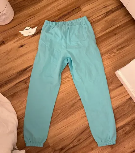 Boys Lie NWT Sweatpants - Aqua Blue w/ Pale Pink Text