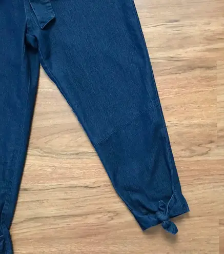 Hot & Delicious Dark Denim High Rise Capri Denim