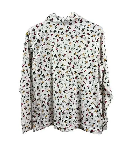 Nut Cracker Women's Holiday Turtle Neck Top White Size M