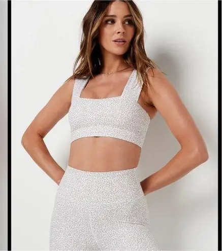 All Fenix Animal Print Bandeau Sports Bra M Grey Gray Size M