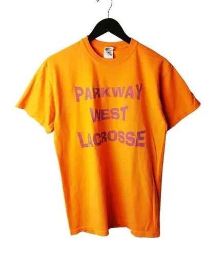 00s Vintage Parkway West Lacrosse Motivational T Shirt Team Sports Graphic Tee Size M