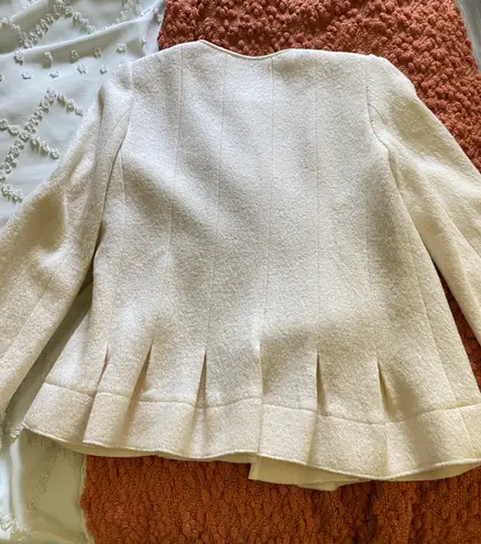 Anthropologie Cream Blazer