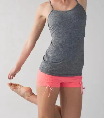 Lululemon  Neon Peach Biker Shorts