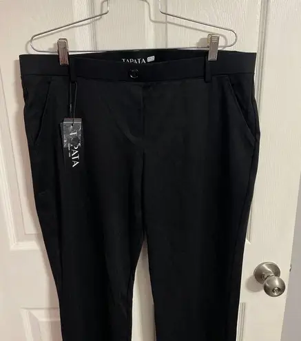 Tapata Stretchy Straight Black Dress Pants with Pockets SizeXXL (20) New Size XXL