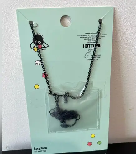 Studio Ghibli Spirited Away Soot Sprites Candy Necklace Black
