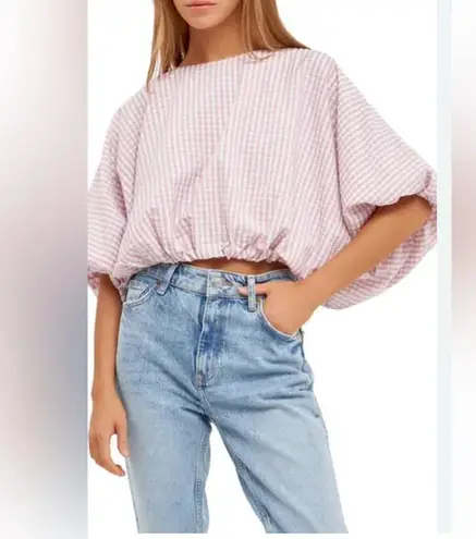 English Factory Voluminous Cropped Top