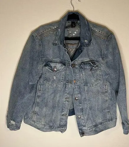 Victoria's Secret Victoria secret studded denim jacket