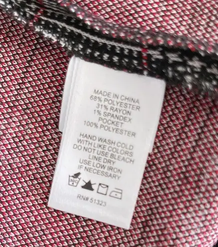 CeCe Women’s Plaid Pants, Straight Leg Plus Size 24W New with Tag