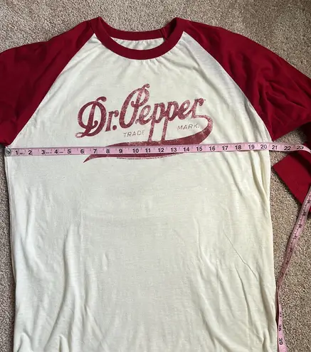 & Other Stories Dr. Pepper Retro Baseball Tee  Size Large