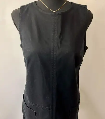 Boden USA Boden Women’s Trafalgar Modern Jumper Black Denim Sleeveless Shift Dress