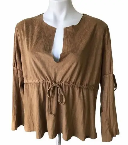 Baby Phat  faux suede baby doll top