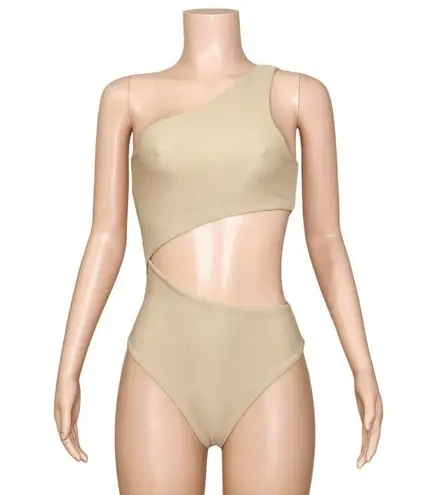 Beach Riot Celine One Piece Swim, Tan, Small