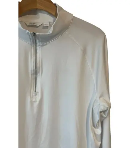 Lady Hagen Jacket Womens XL White Pull Over Quarter Zip UV Long Sleeve Golf NEW