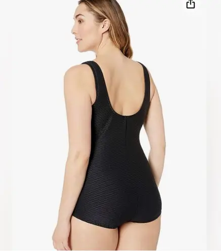 Maxine of Hollywood Women's Spa Shirred Girl Leg One Piece Swimsuit