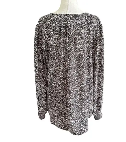 Monday Fun Purple Ivory Amiyah Stitch Fix Floral Blouse Women Medium NWT | 70