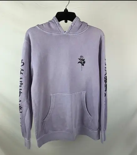 Rose hoodie Purple