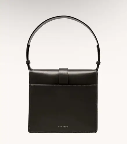 Senreve Cavalla Saddle Bag in Noir Soft Black Piatta NEW
