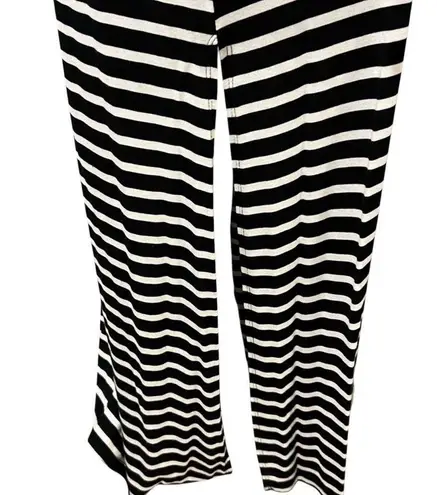 Mossimo Womens Striped Maxi Dress Size S Coastal Vacation Resort Sundress Casual Black