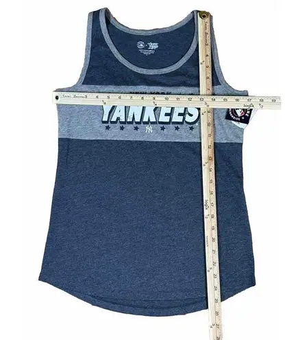 Campus Lifestyle New York Yankees Tank Top Shirt Womens Size S Blue Gray MLB NWT