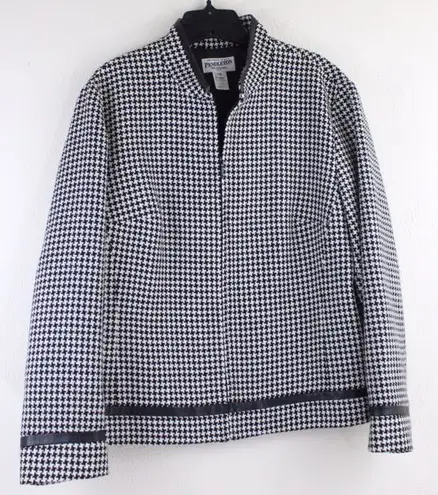 Pendleton Vintage Wool Zip Houndstooth Jacket