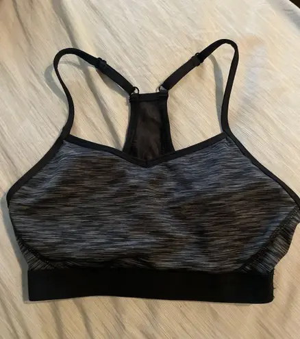 Athletic Works Gray & Black Sports Bra