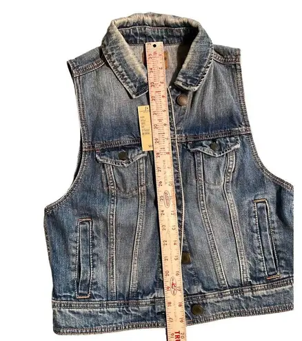 American Eagle NWT  Women’s Medium Denim Vest‎ Style 1813