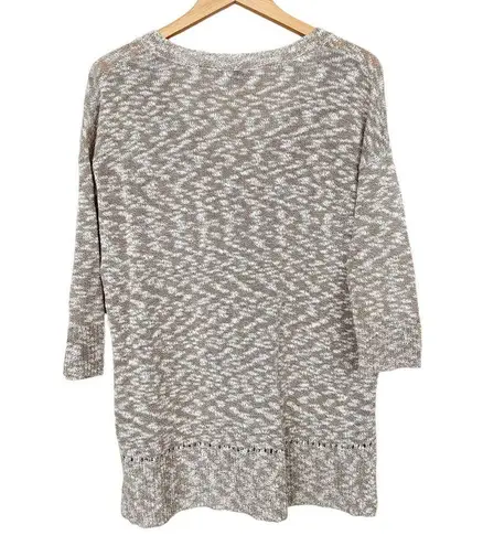 Lilla P Tan White Knit Sweater Sz XS