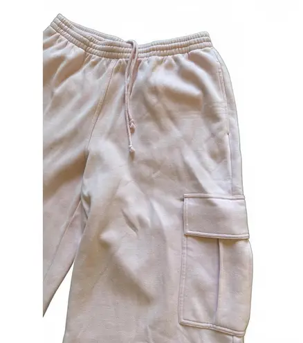 SKIMS NWT Pink Cargo Sweatpants, Large