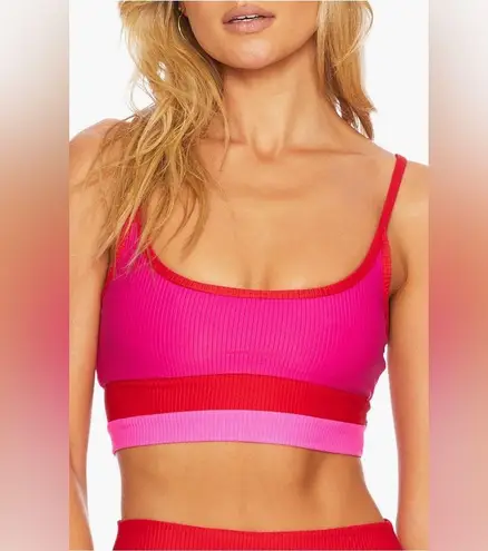 Beach Riot Colorblock Bikini Top Size Medium , $98