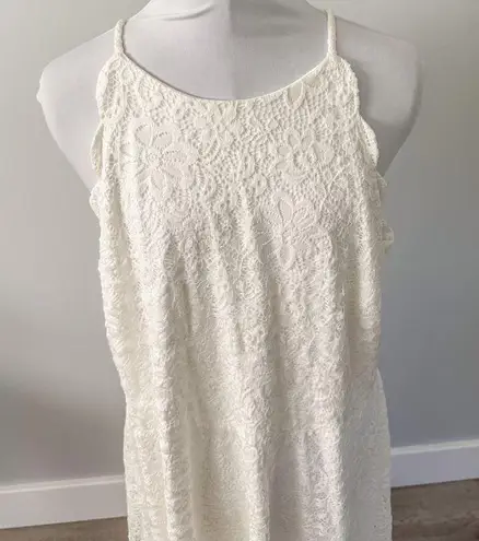 Fortune + Ivy White Lace Dress