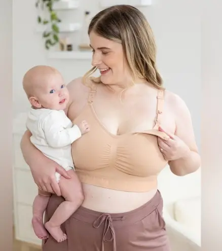 Kindred Bravely simply Sublime nursing bra tan new with tags size 2XL