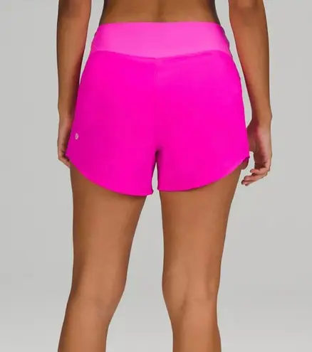 Lululemon Esssential Run HR shorts 4 POW PINK 