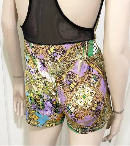 Cleo Cowl Racer Back Sexy Party Playsuit Romper M Size M