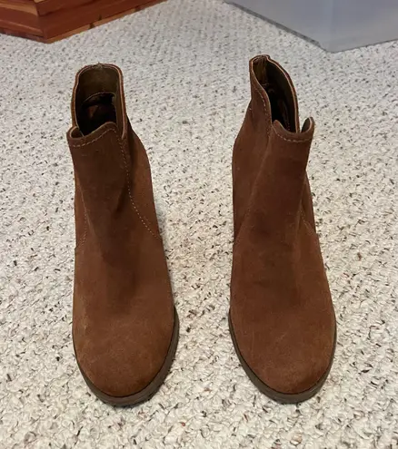 Brown Booties Size 8