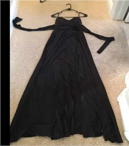 Speechless Black strapless maxi dress never worn