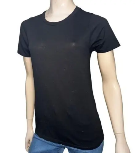 Michael Lauren Women’s Size XS Black Short Sleeve Crewneck T-Shirt Tee T