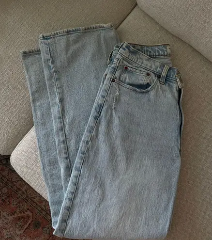 Abercrombie Curve Love High Rise 90s Relaxed Jeans Size 29