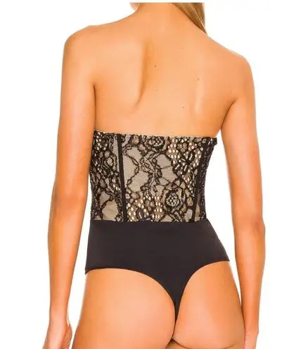 NBD NEW  Tinka Bodysuit Strapless Lace