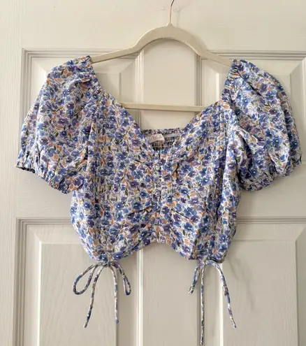 Blush BJ BNWT Blush Flower Garden Bow Top