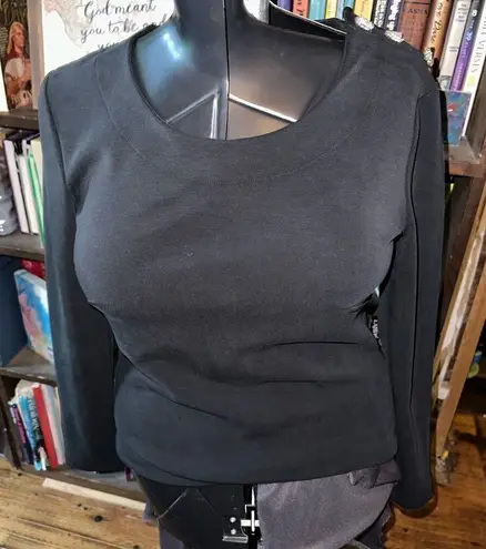 J Margaret Weaver elevated basics Kathleen S top Black - Image 1