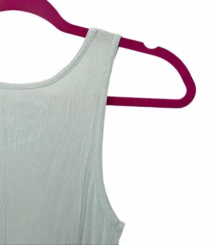 new Project e Vintage ❃ Floral Graphic Tank ❃ Baby Blue with Embroidery ❃ Large