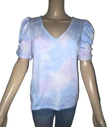 Generation Love  tie dye Kelly puff tee