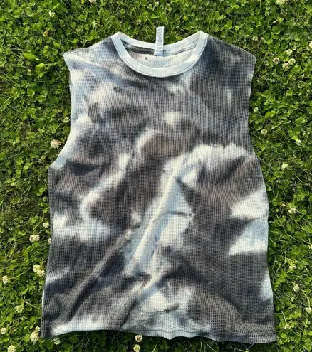 Zyia NWOT Gray Waffle Hendrix Muscle Tank