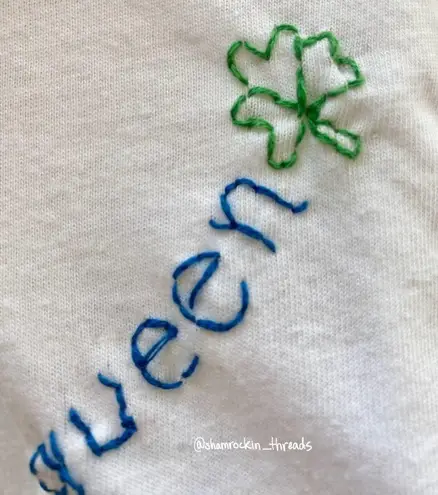 Notre Dame gold and white disco ball embroidered tank top