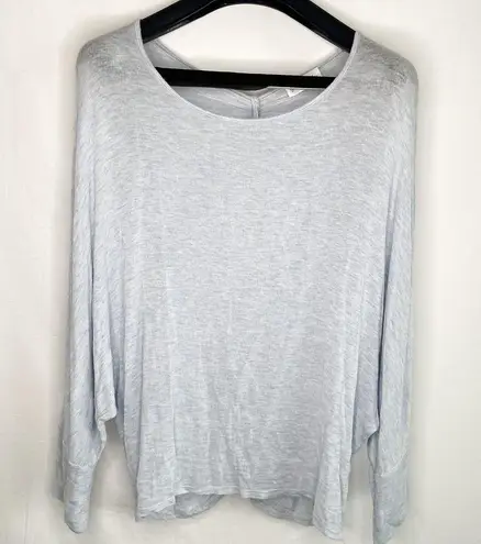 gabrielle rocha | Tie Open Back Long Sleeve Shirt Top Flowy Lightweight Casual