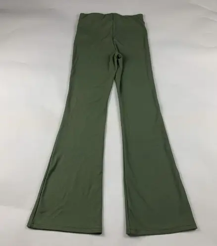 Aritzia Wilfred Sage Green Ribbed Pull On Bootcut Legging S