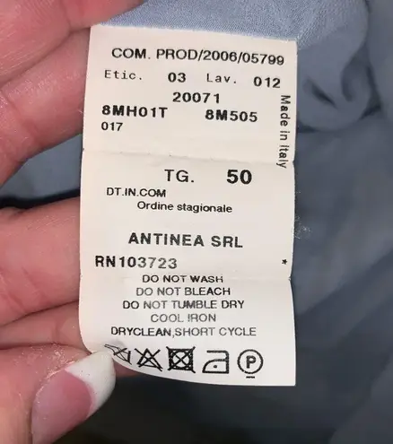 Armani Collezioni Silk Sleeveless Blouse Light Blue size 14