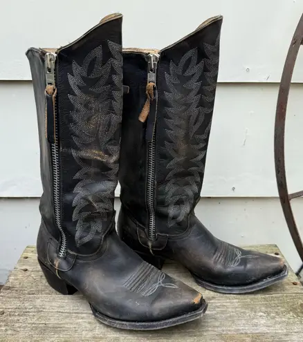 Idyllwind Latigo Western Cowgirl Boots Snip Toe Black Size 10B